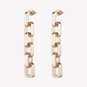 Eddie Borgo Supra Link Drop Earrings NIP